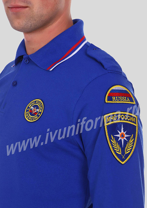 Рубашка-поло мужская для МЧС арт. Т-14-189-ТР