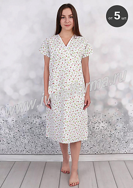 Сорочка женская для рожениц арт. ТР-30-04-БЗ