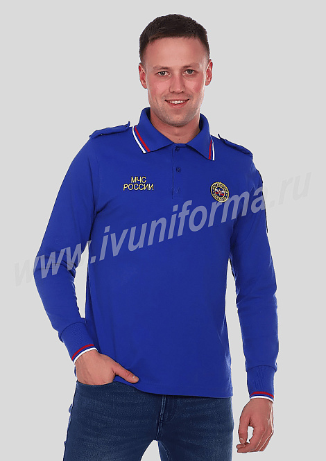Рубашка-поло мужская для МЧС арт. Т-14-189-ТР